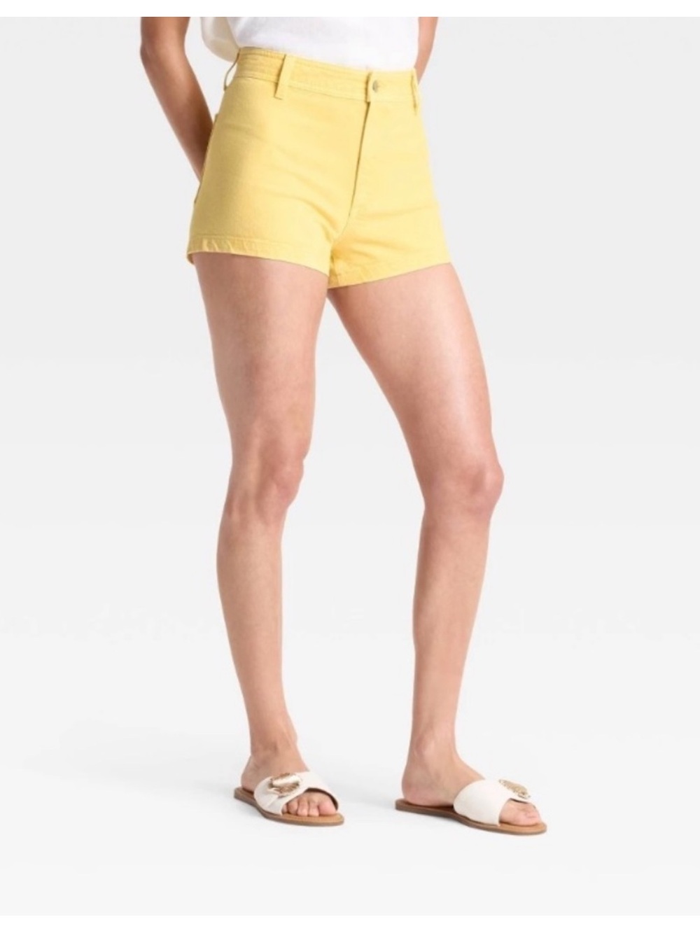Universal Thread Yellow Sailor High-Rise Shorts